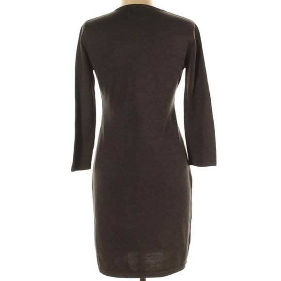 MARC New York Gray Studded V-Neck Sweater Dress Size Medium - Picture 2 of 5